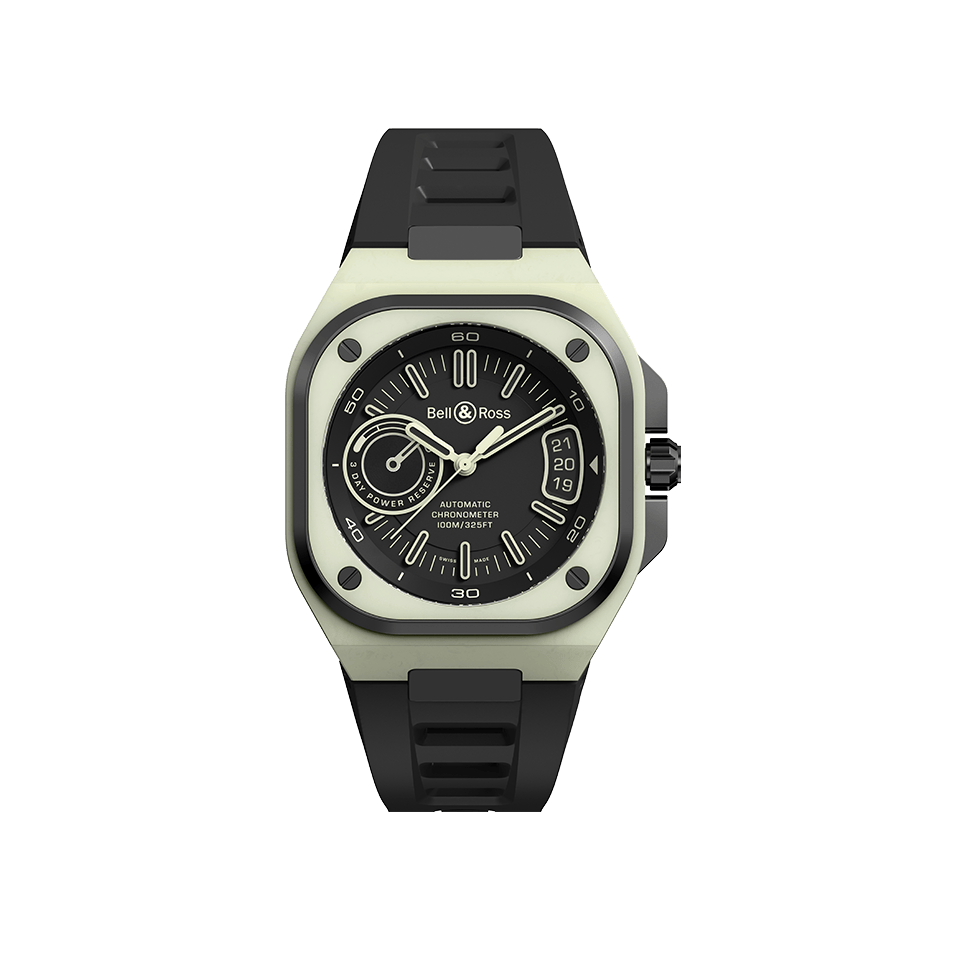 Bell & Ross BR-X5 Automatic Power Reserve 41mm Watch BRX5R-LUM-TC/SRB