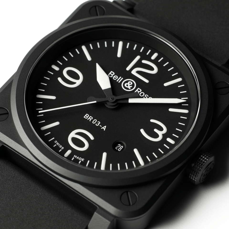 Hardy Brothers Jewellers | Bell & Ross BR 03 Black Matte 41.00mm