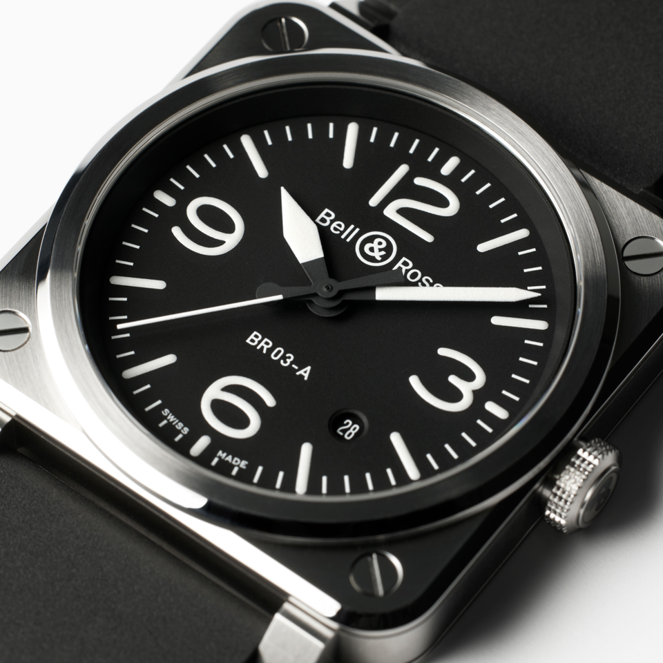 Bell & Ross BR 03 Black Steel