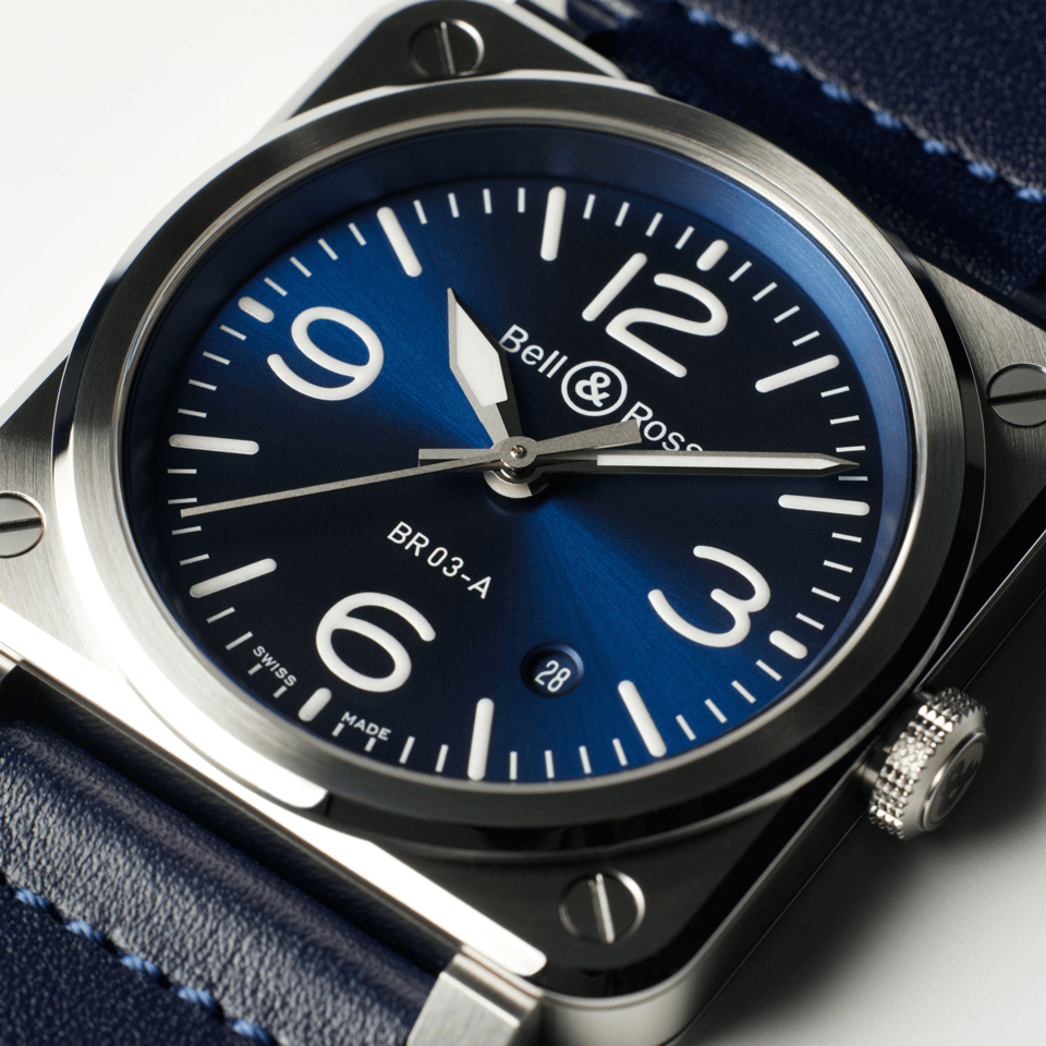 Hardy Brothers Jewellers | Bell & Ross BR 03 Blue Steel 41.00mm