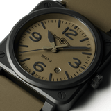 Bell & Ross BR-03 Automatic 41mm Watch BR03A-MIL-CE/SRB