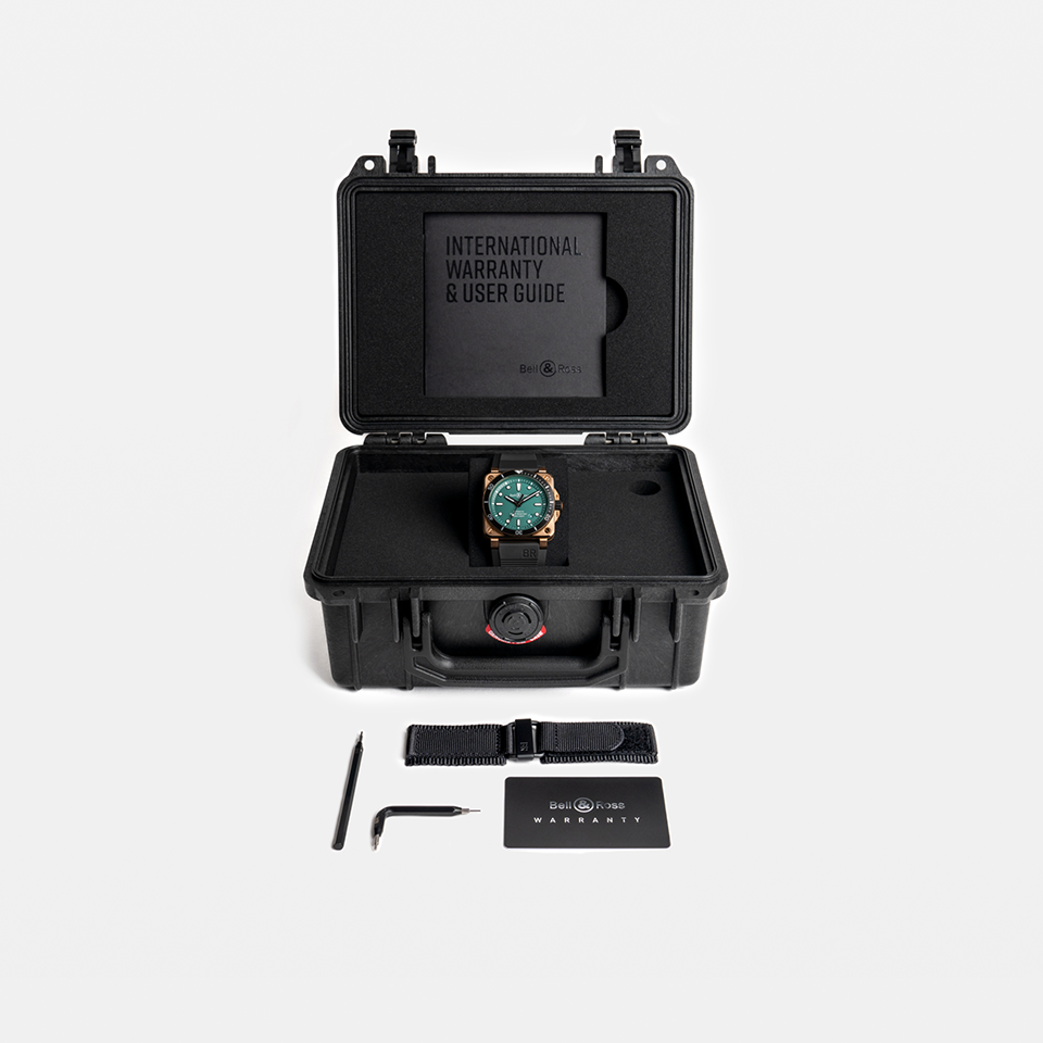 Bell & Ross BR-03 Automatic 42mm Watch BR0392-D-LT-BR/SRB