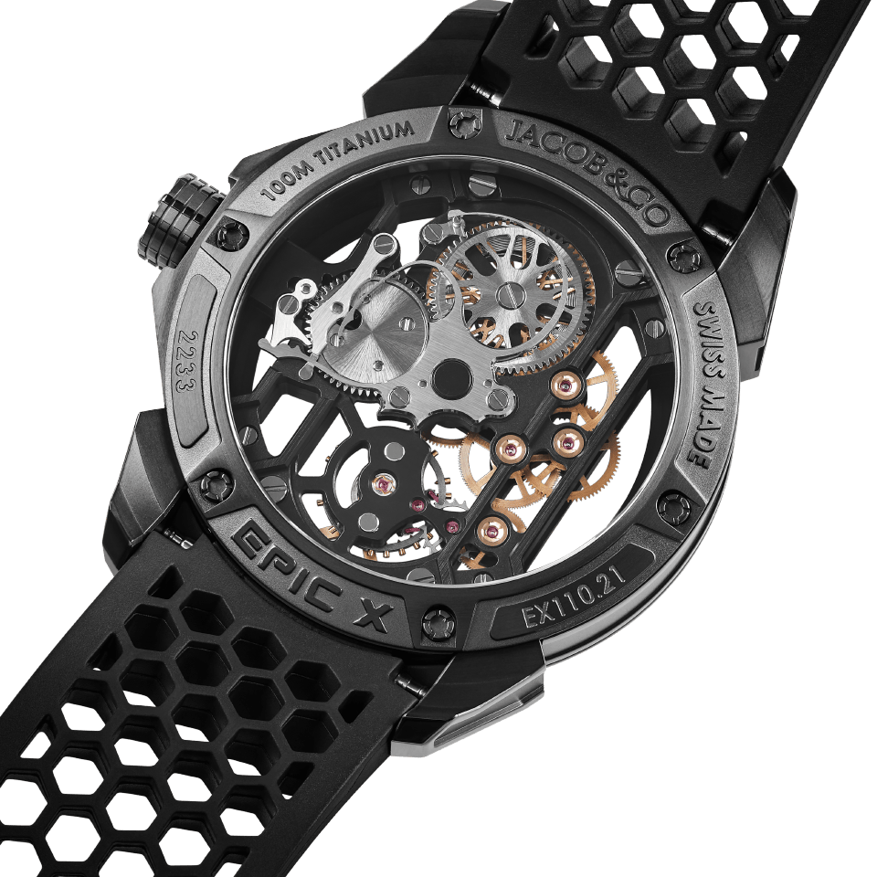 Hardy Brothers Jewellers | Jacob & Co Epic X VI Titanium Black Watch