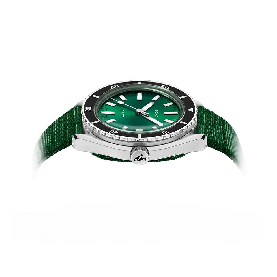 DOXA SUB 200 Sea Emerald Stainless Steel NATO Strap 799.10.131.26-N