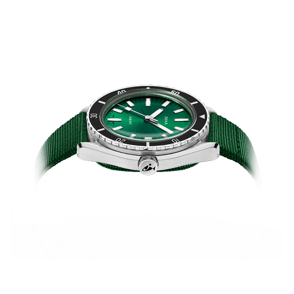 DOXA SUB 200 Sea Emerald Stainless Steel NATO Strap 799.10.131.26-N