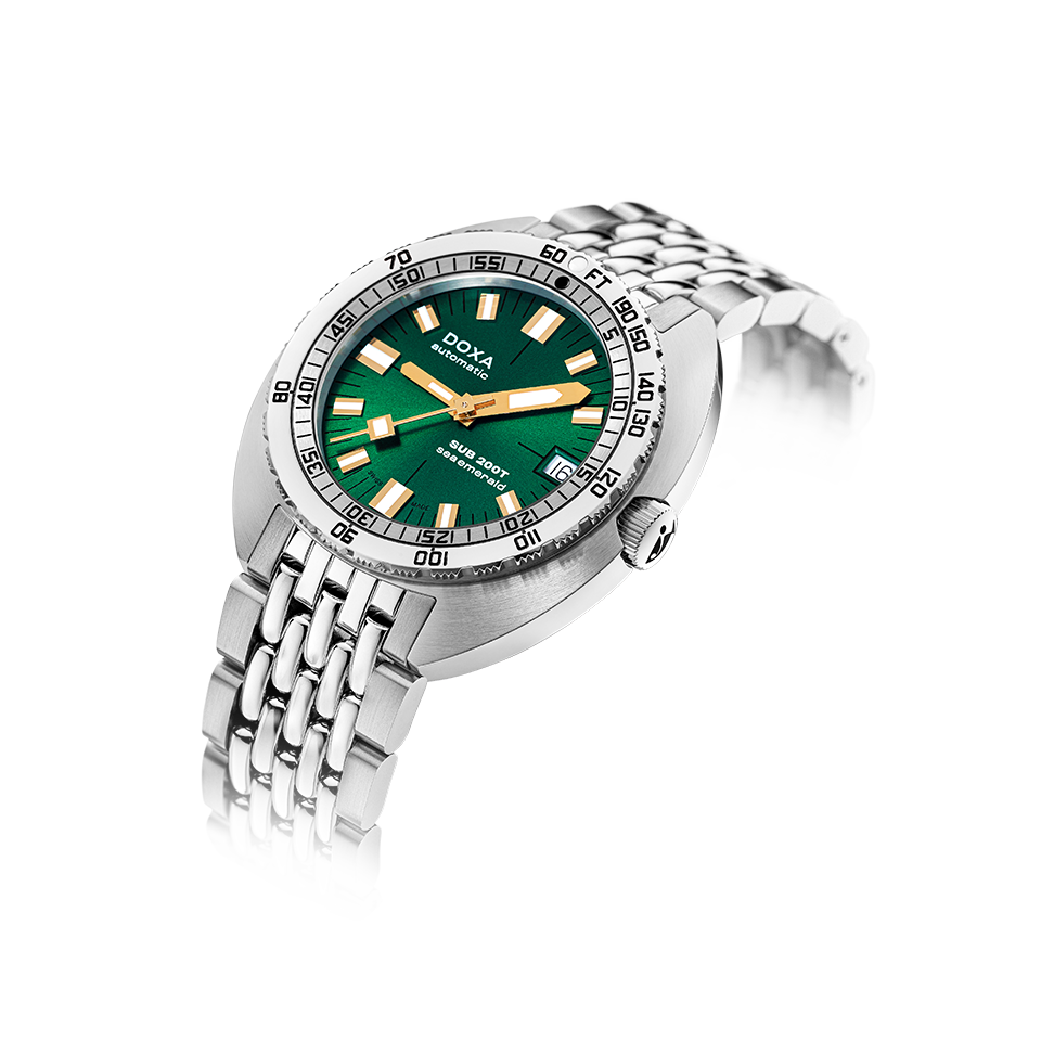 DOXA SUB 200T Sea Emerald Stainless Steel Bracelet 804.10.131S.10