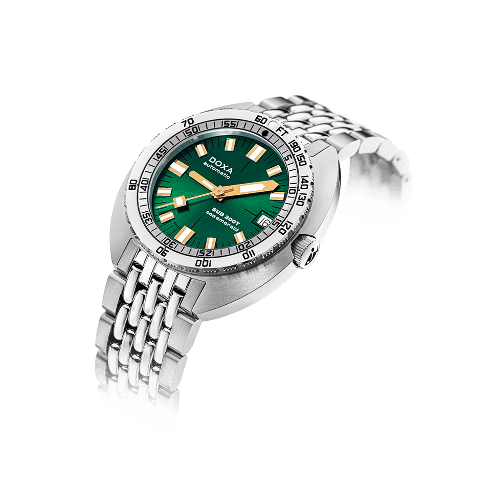 DOXA SUB 200T Sea Emerald Stainless Steel Bracelet 804.10.131S.10