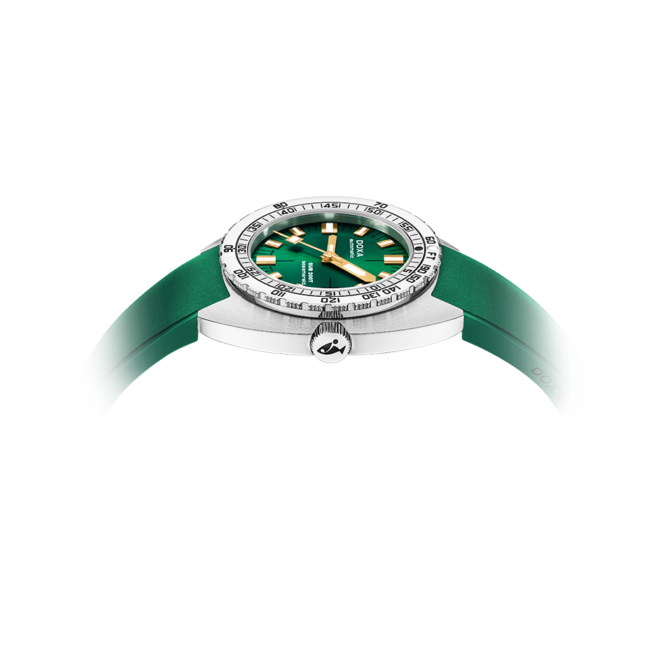 DOXA SUB 200T Sea Emerald Stainless Steel Rubber Strap 804.10.131S.26