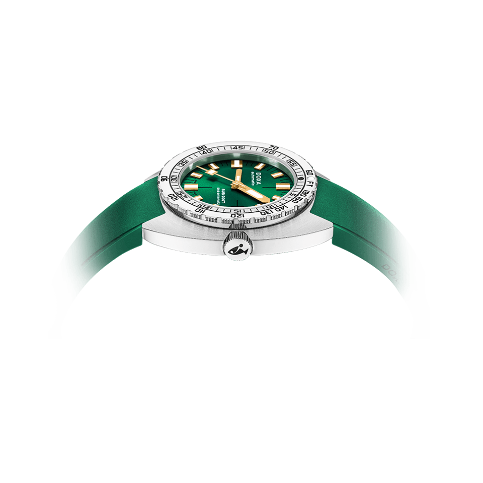 DOXA SUB 200T Sea Emerald Stainless Steel Rubber Strap 804.10.131S.26