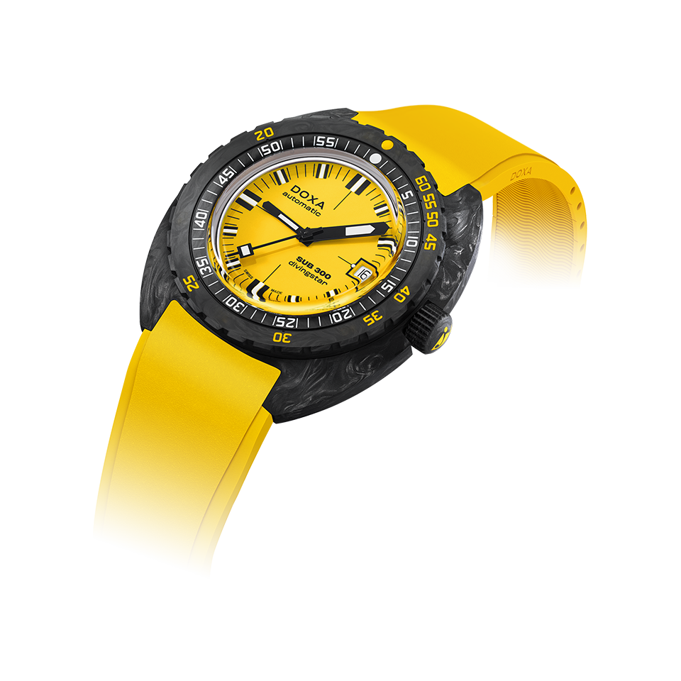 DOXA SUB 300 Carbon Divingstar Rubber Strap 822.70.361.31
