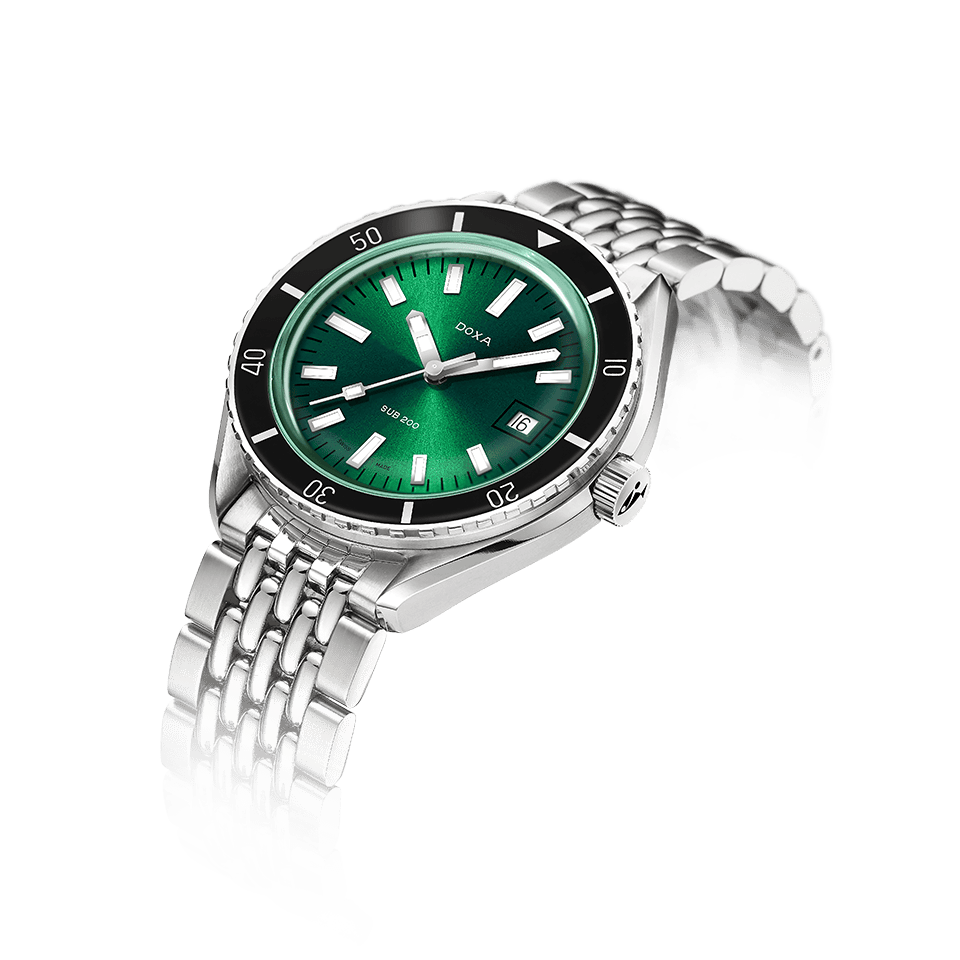 DOXA SUB 200 Sea Emerald Stainless Steel Bracelet 799.10.131.10