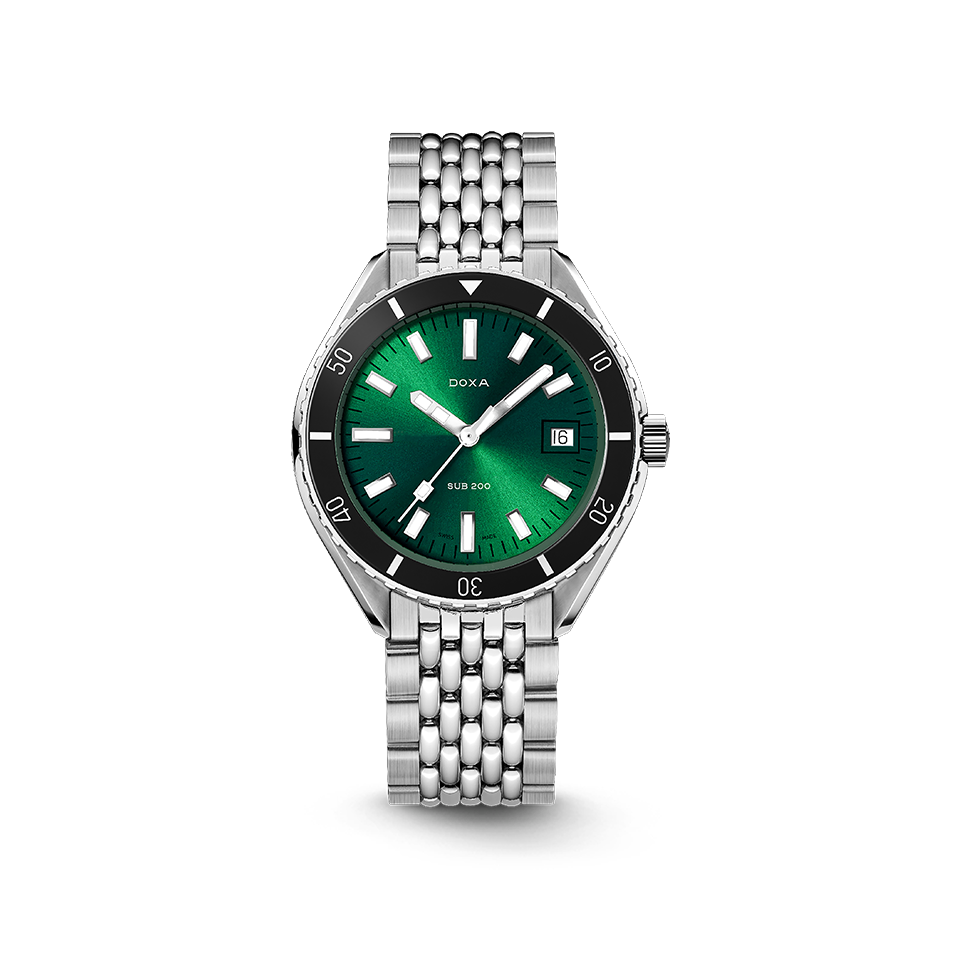 DOXA SUB 200 Sea Emerald Stainless Steel Bracelet 799.10.131.10