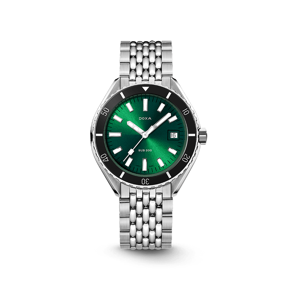 DOXA SUB 200 Sea Emerald Stainless Steel Bracelet 799.10.131.10