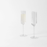 Richard Brendon Fluted Champagne Single Flute