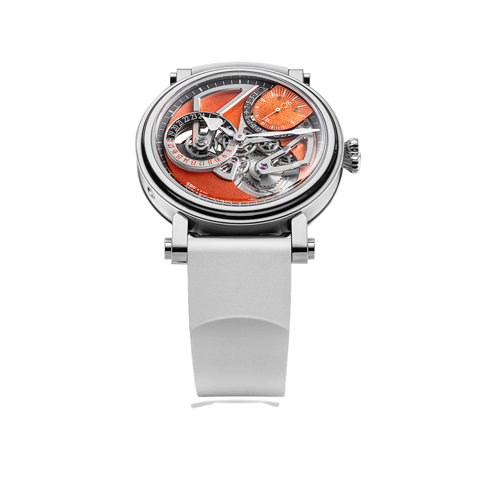 Speake Marin Openworked Dual Time Terracotta Skeleton 42.00MM