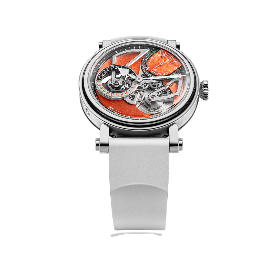 Speake Marin Openworked Dual Time Terracotta Skeleton 42.00MM