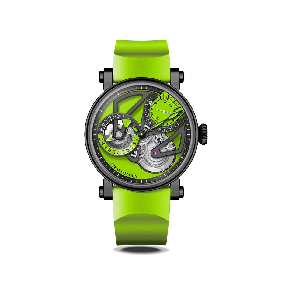 Speake Marin Openworked Lime 38MM