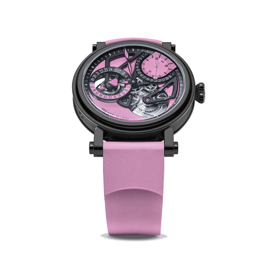 Hardy Brothers Jewellers | Speake Marin Openworked Pink 42mm Unisex Watch