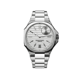 SPEAKE MARIN RIPPLES INFINITY DATE SILVER 40.30MM