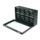 WOLF British Racing Green 8 Piece Watch Winder