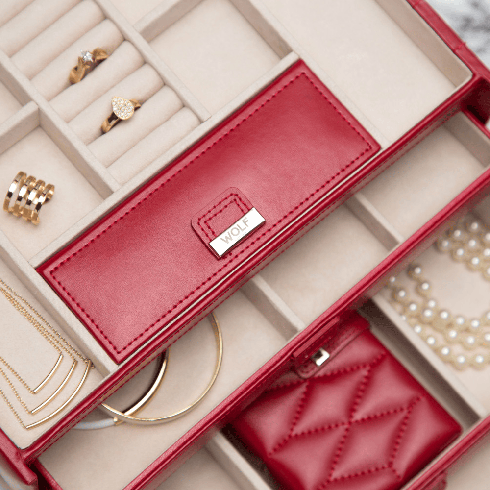 WOLF Caroline Medium Jewellery Case
