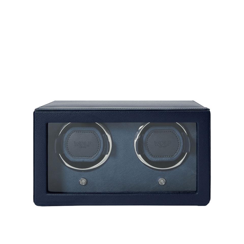 WOLF Cub Double Watch Winder with Cover