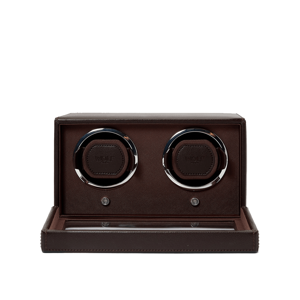 WOLF Cub Double Watch Winder with Cover