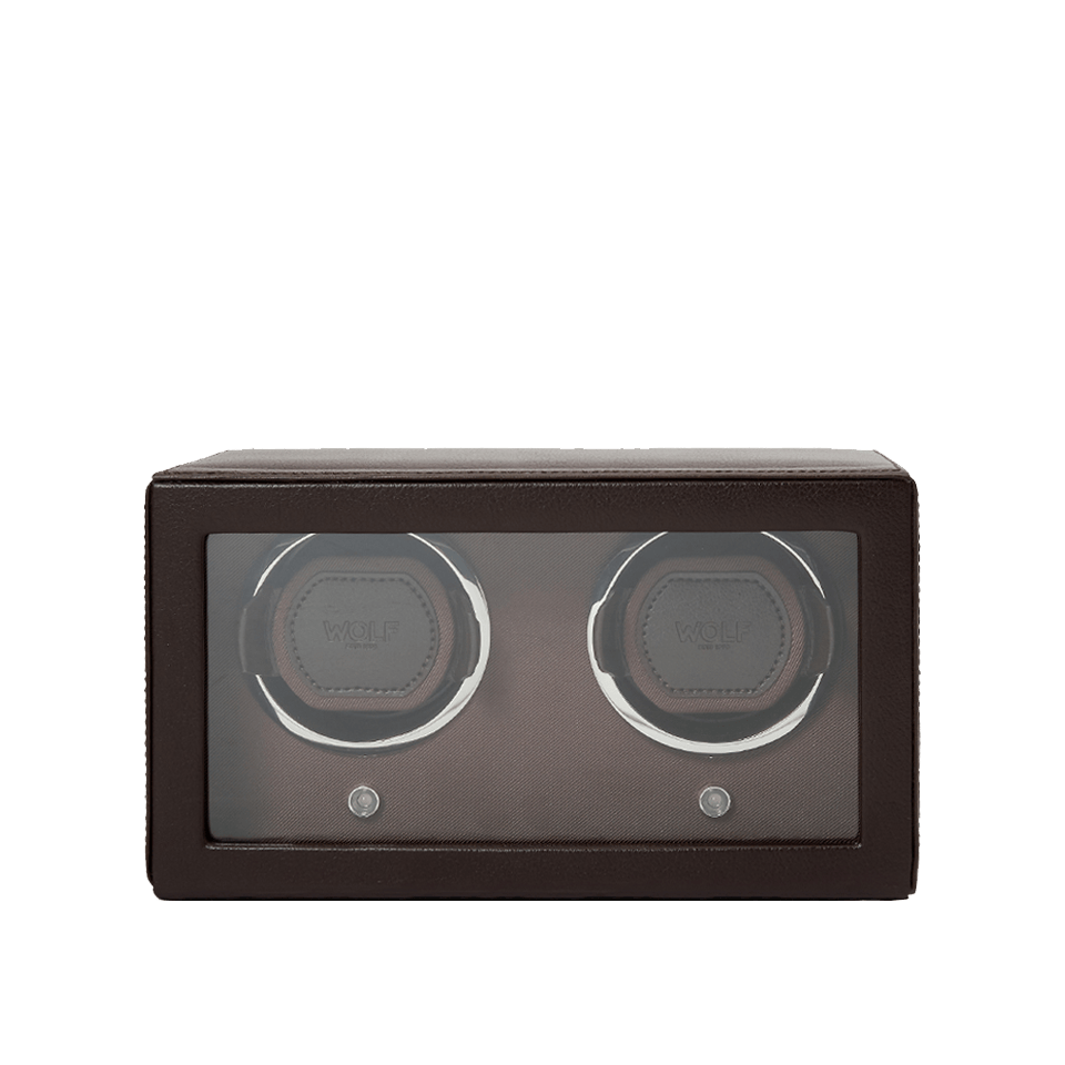 WOLF Cub Double Watch Winder with Cover