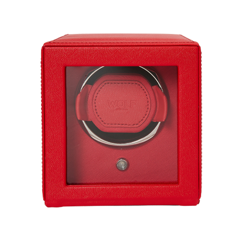 WOLF Cub Single Watch Winder with Cover