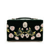 WOLF Zoe Medium Forest Green Jewellery Box
