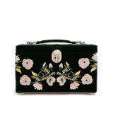 WOLF Zoe Medium Forest Green Jewellery Box