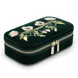 WOLF Zoe Forest Green Travel Zip Case