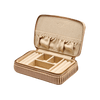 WOLF Bella Zip Jewellery Case Mocha