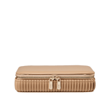 WOLF Bella Zip Jewellery Case Mocha