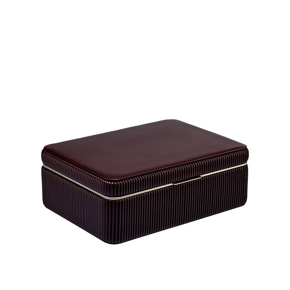 WOLF Bella Large Jewellery Box Bordeaux