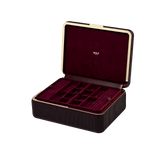 WOLF Bella Large Jewellery Box Bordeaux
