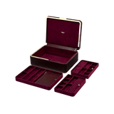 WOLF Bella Large Jewellery Box Bordeaux