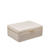 WOLF Bella Large Jewellery Box Bone