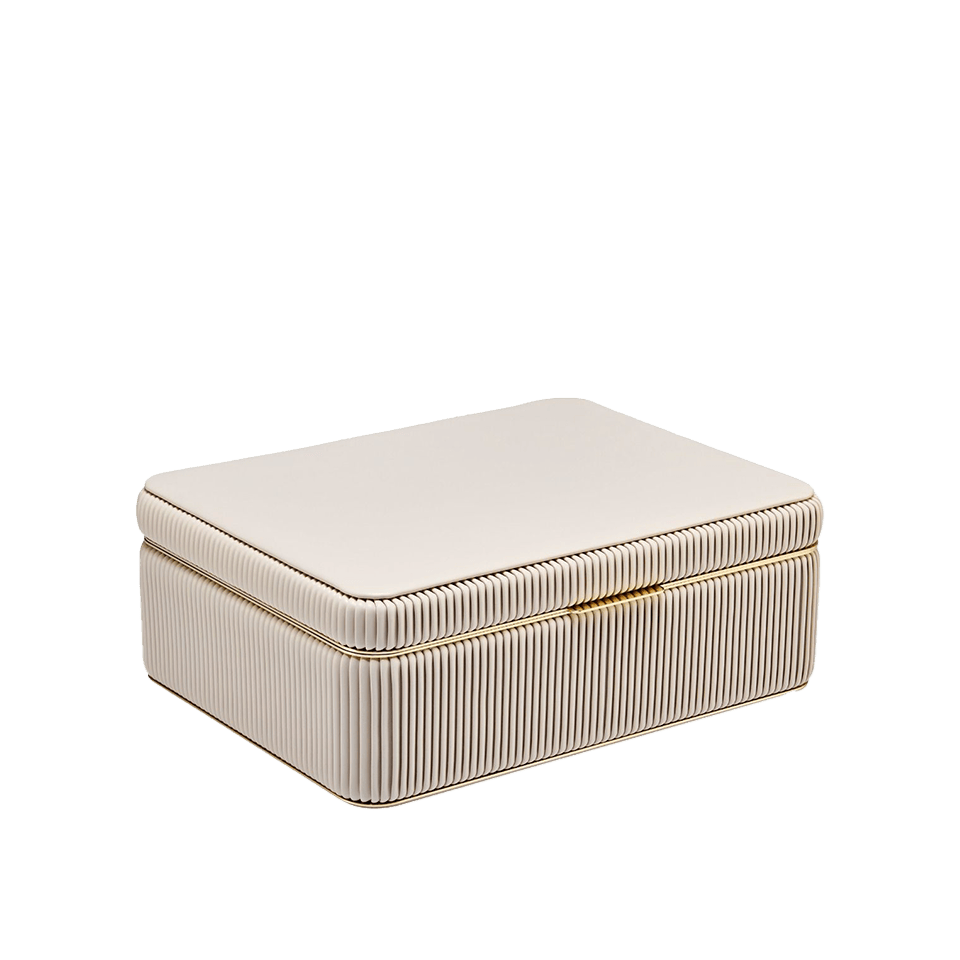 WOLF Bella Large Jewellery Box Bone