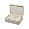 WOLF Bella Medium Jewellery Box Bone