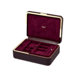 WOLF Bella Medium Jewellery Box Bordeaux