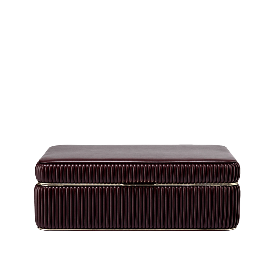 WOLF Bella Medium Jewellery Box Bordeaux