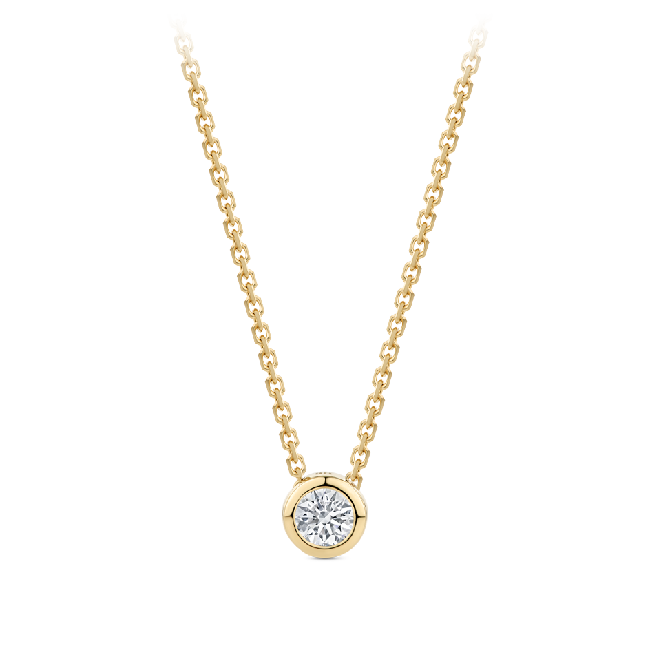 Bezel set pendant deals