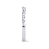 0.34 Carat Floating Diamond Wedding Ring in 18ct White Gold - Hardy Brothers Jewellers