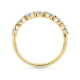 0.70 Carat Floating Diamond Wedding Ring in 18ct Yellow Gold - Hardy Brothers Jewellers