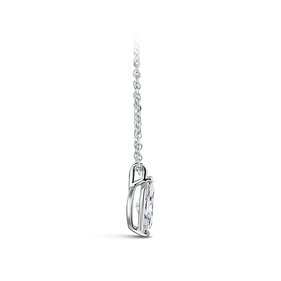 0.25 Carat Marquise Cut Diamond Pendant in 18ct White Gold Hardy Brothers Jewellers