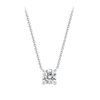 1.00 Carat Solitaire Diamond Necklace in 18ct White Gold