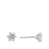 Quintessential 1.40ct Diamond Stud Earrings in 18ct White Gold
