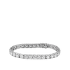 Vault® 21.00 Carat Diamond Tennis Bracelet in 18ct White Gold