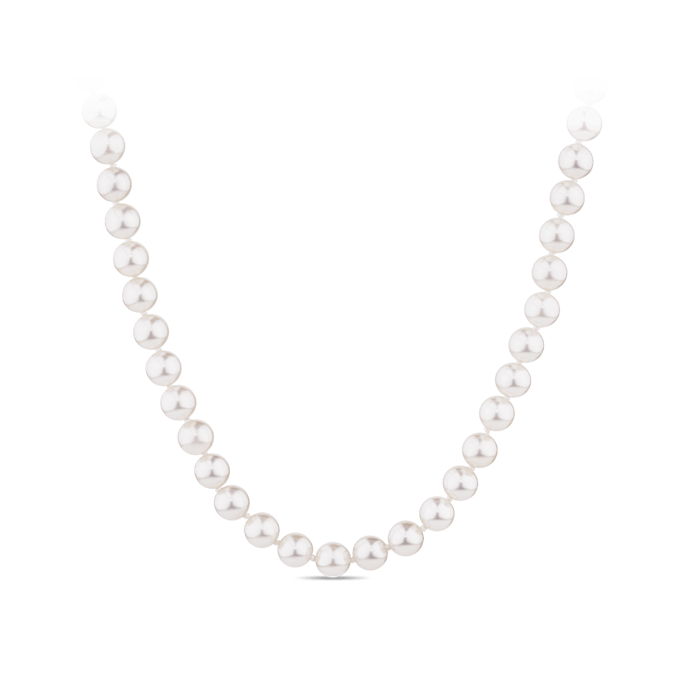 Hardy Brothers Jewellers | Akoya Pearl Necklace in 18ct White Gold